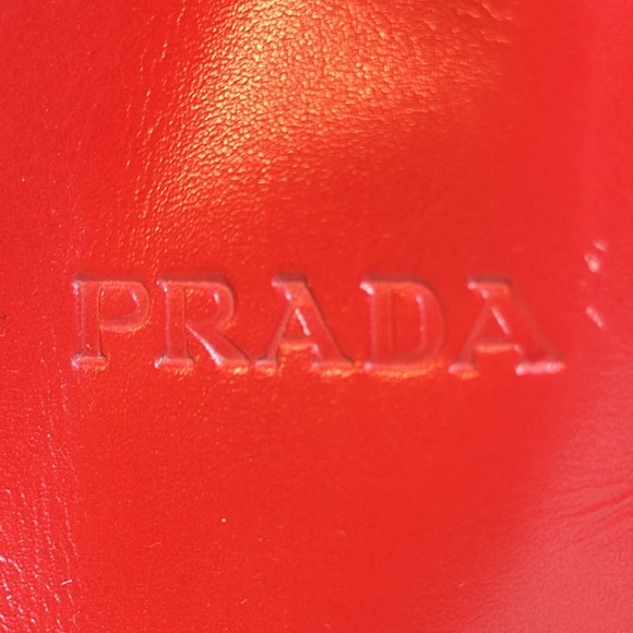 Prada Leather & Fabric Structured Bag w/Removable Prada Shoulder Strap - Picture 3 of 16